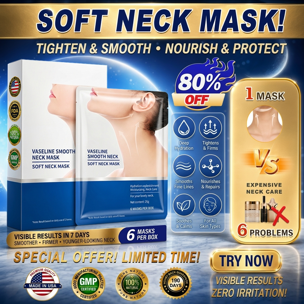 Solaroza® NECK RENEWAL MASKS! ZERO NEEDLES & ZERO DOWNTIME & ZERO MESS & 100% RESULTS.