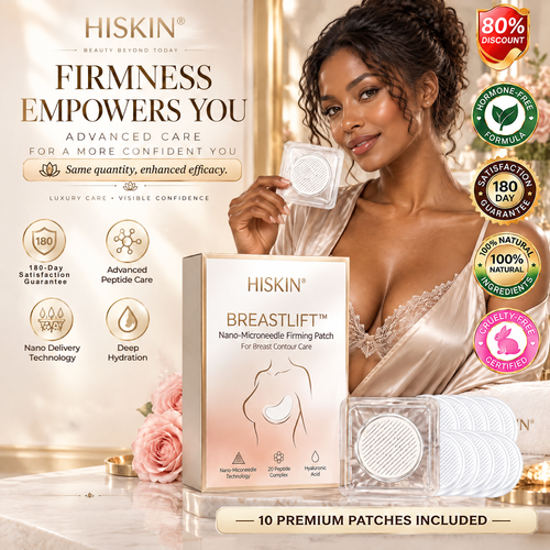 👩‍⚕️ Breast Firming & Fuller-Looking Curves HISKIN® — Advanced Nano-Microneedle Patch for Targeted Care -1